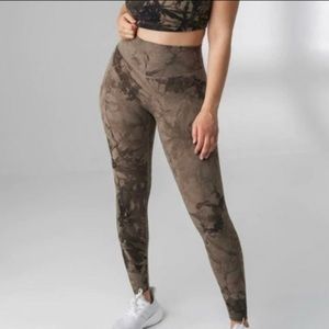 Balance Athletica Vitality - Brown Tie-Dye Cloud Pant Leggings size M